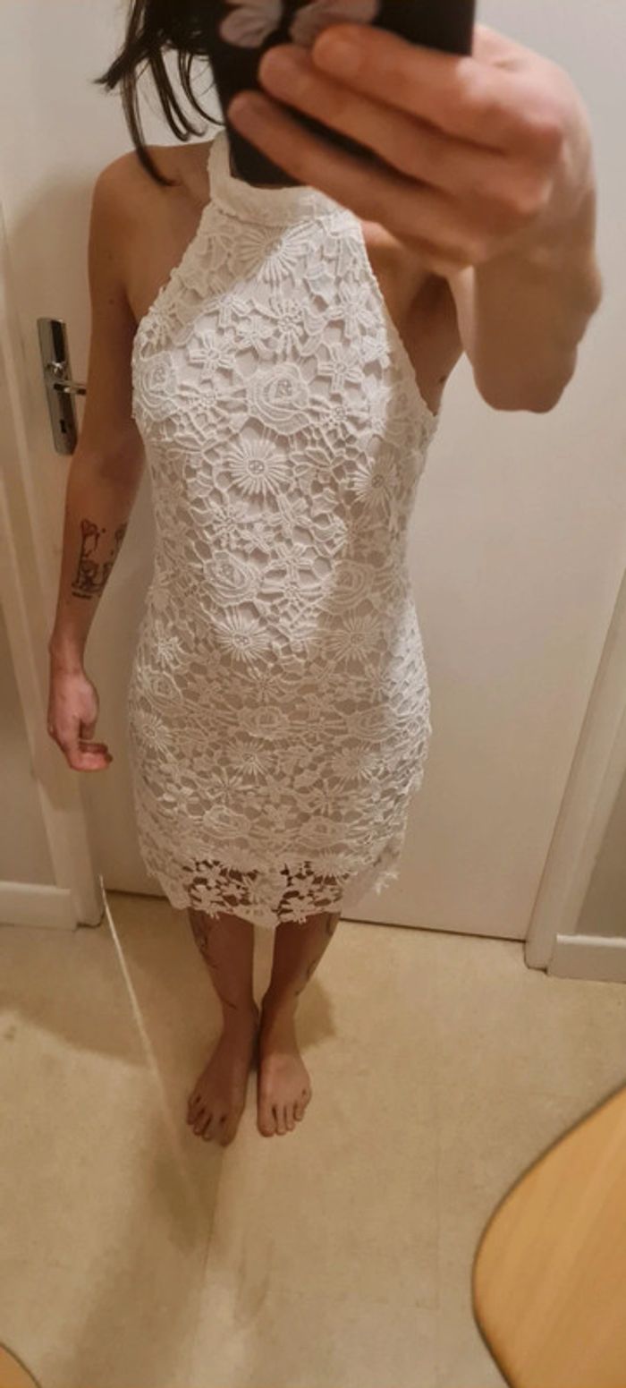 Robe blanche taille s - photo numéro 2