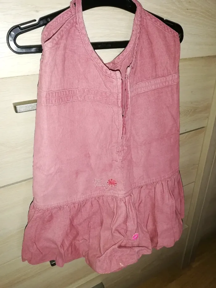 Robe velours vieux rose - photo numéro 3