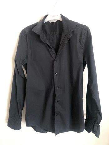 Chemise noire manche longue