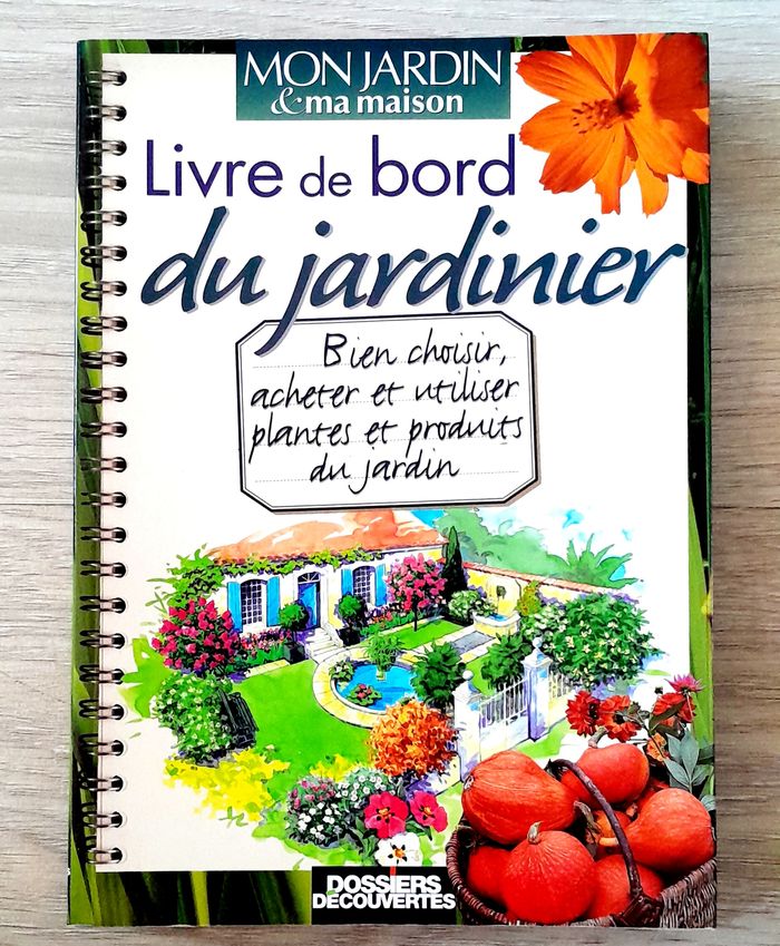 livre de bord du jardinier