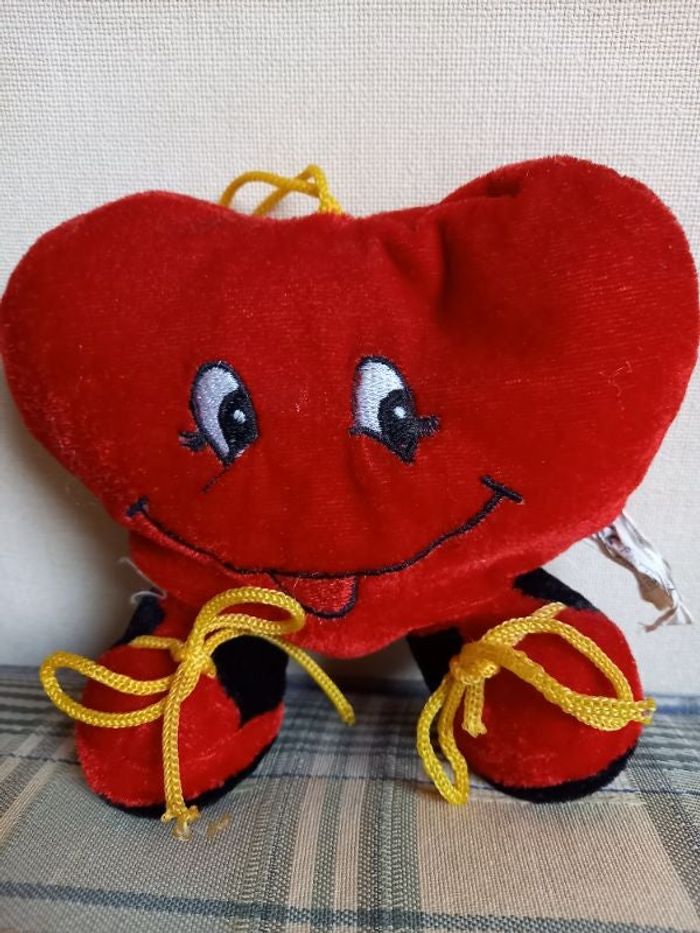 Peluche forme cœur