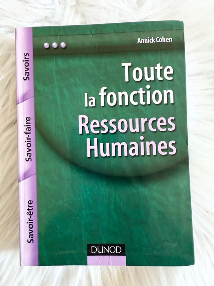 Toute la fonction Ressources Humaines – Annick Cohen – Dunod – RH - photo numéro 4