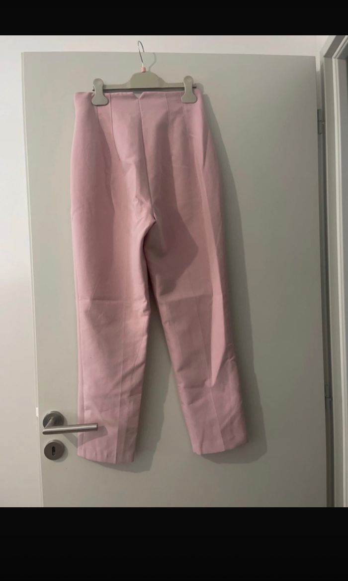 Pantalon droit rose - photo numéro 2