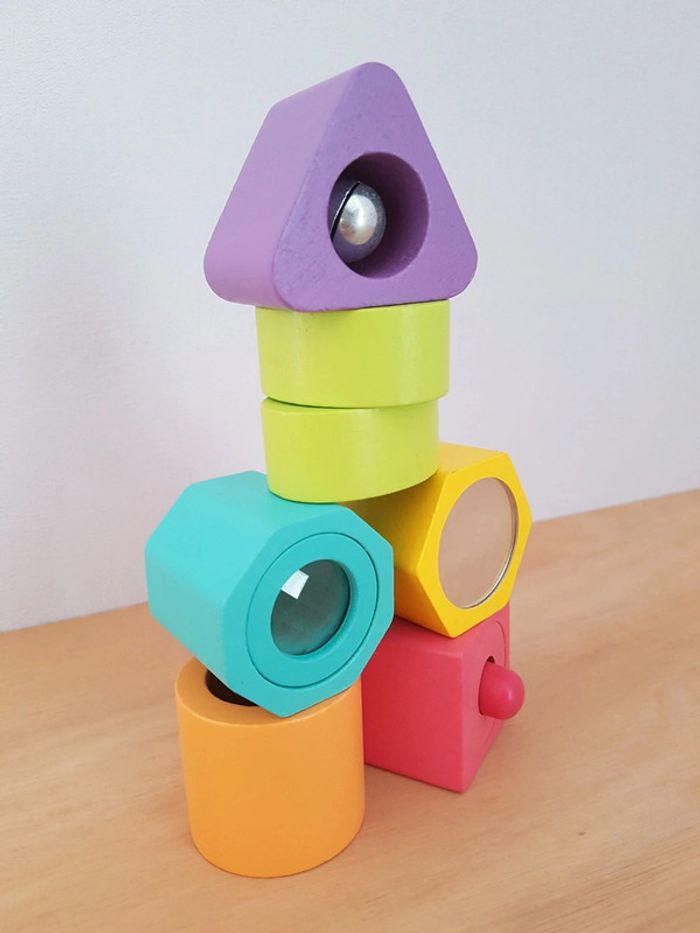 Janod cubes sensoriels I Wood en bois - photo numéro 11