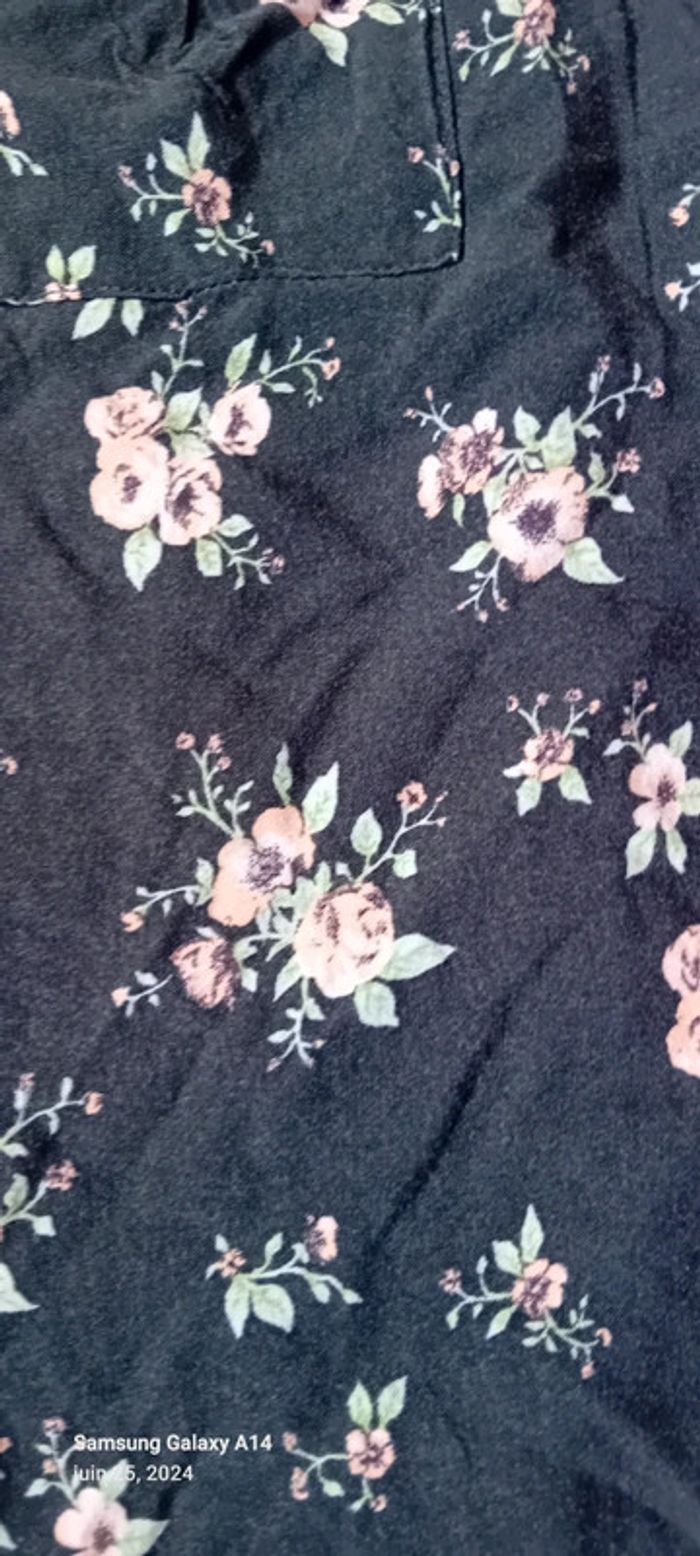 Blouse en viscose motif fleurs fille 152 cm L.O.G.G - photo numéro 11