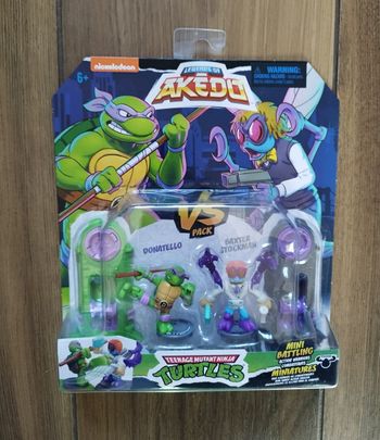 Pack Legends of Akedo TMNT - Donatello vs Baxter Stockman - NEUF sous blister