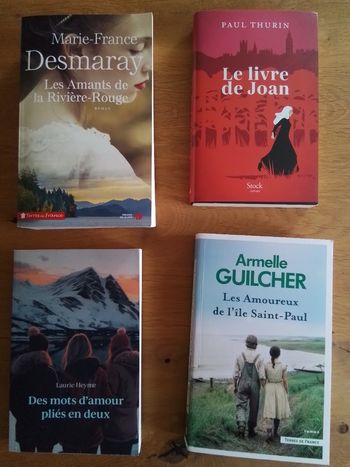 Lot de 4 livres..dont 2 neufs