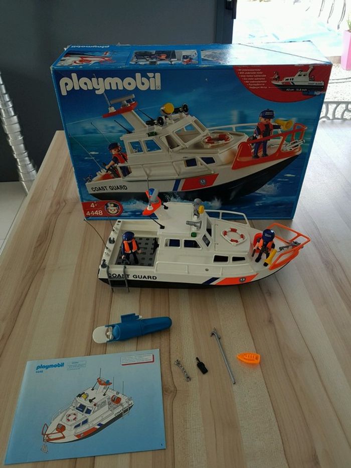 Boite 4448 playmobil Garde côte