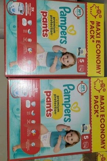 Couches pampers premium protection pants T5 