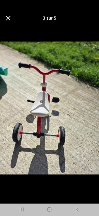 Tricycle rouge Smoby
