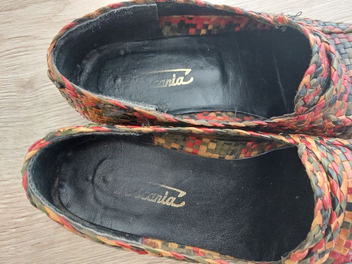 Chaussures Toscania mocassins tressés multicolores 38,5 - photo numéro 4