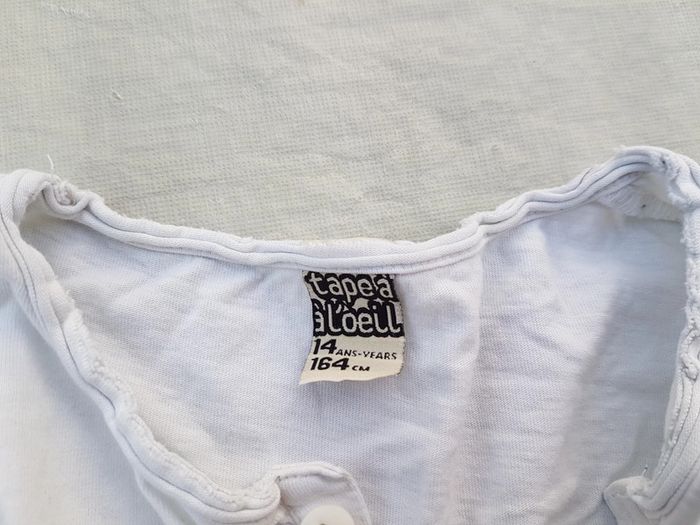 T-shirt manches longues fille taille 14 ans - photo numéro 2