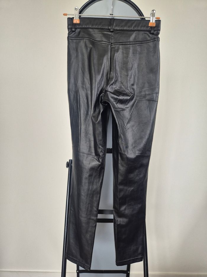 pantalon similicuir vero moda taille S - photo numéro 2
