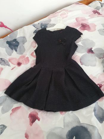 Robe catimini  noire et dorée