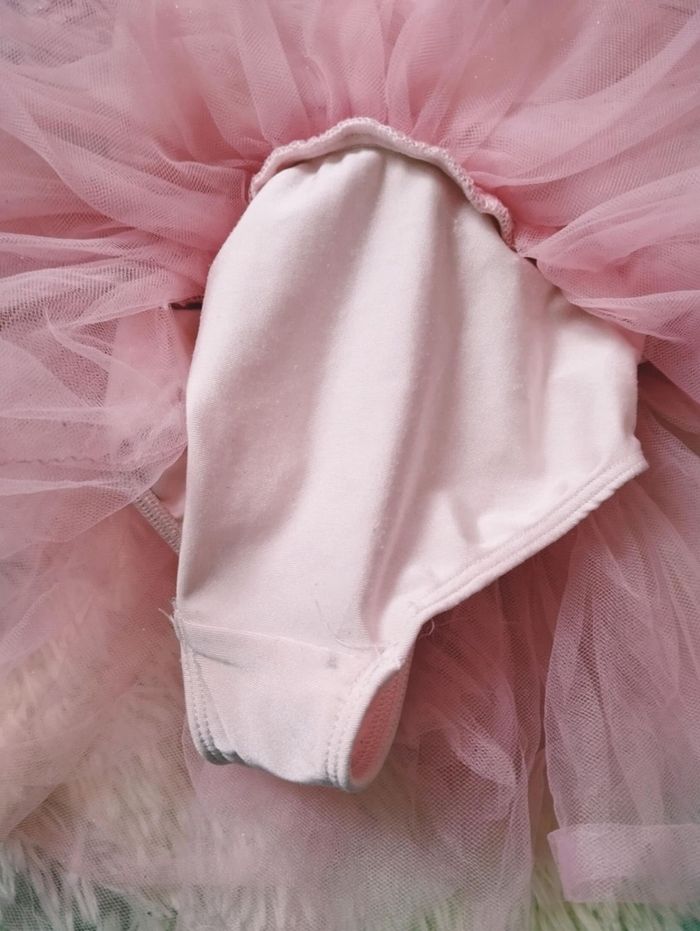 Tutu body danse classique 2/4 ans justocorps paillettes - photo numéro 2