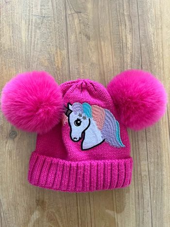 Bonnet licorne fille
