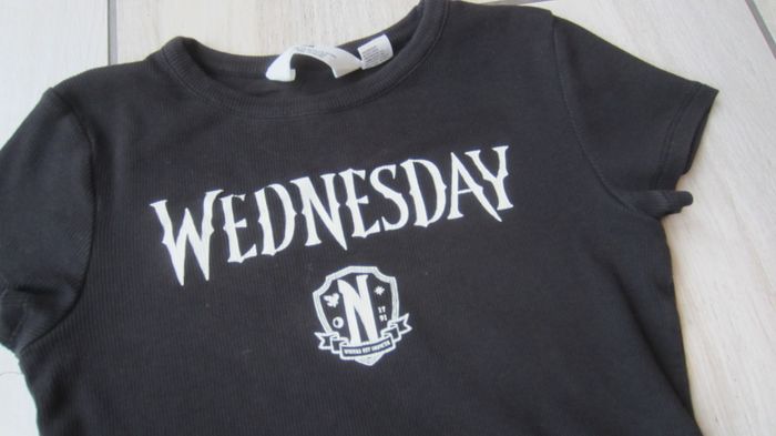 Tee shirt : "Mercredi" 11/12 ans - photo numéro 2