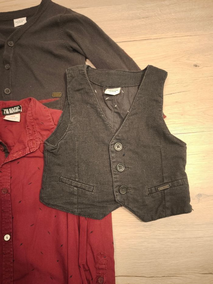 Ensemble gilet chemise costume 2/3 ans - photo numéro 3