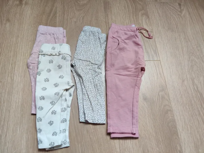 Lot de pantalons filles 9 mois - photo numéro 3