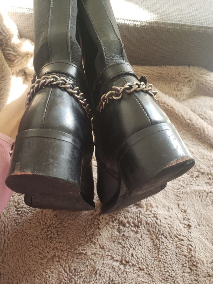 Botte cavaliere en cuir - photo numéro 10