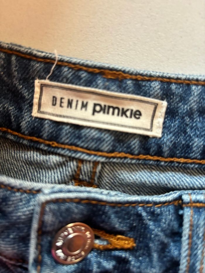 Short en Jean Pimkie - Taille Haute & Effet Effiloché - Taille S / 36 - photo numéro 3