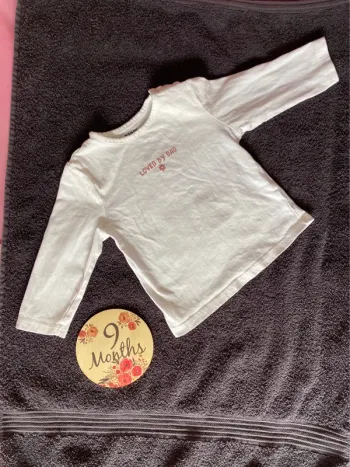 Tee shirt « loved by dad » Kiabi 9 mois