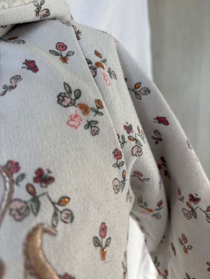 Veste doublée blanche à fleure, Creeks, 2 ans - photo numéro 3