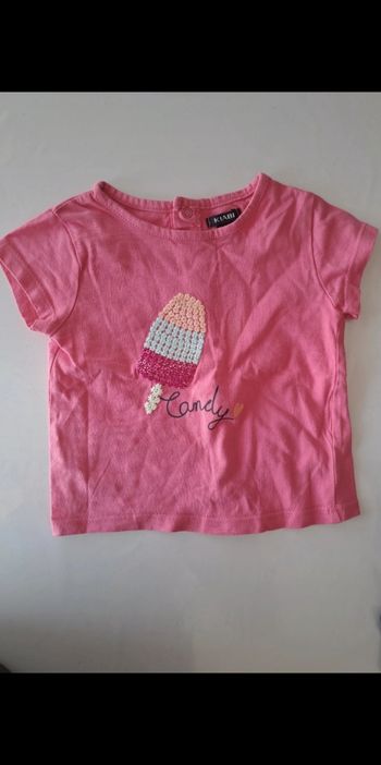 Tee-shirt fille 6 mois