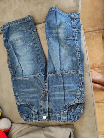 Pantacourt en jean taille ajustable 6 ans