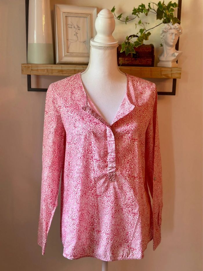 Blouse imprimé cachemire Cyrillus – Taille 40 - photo numéro 3