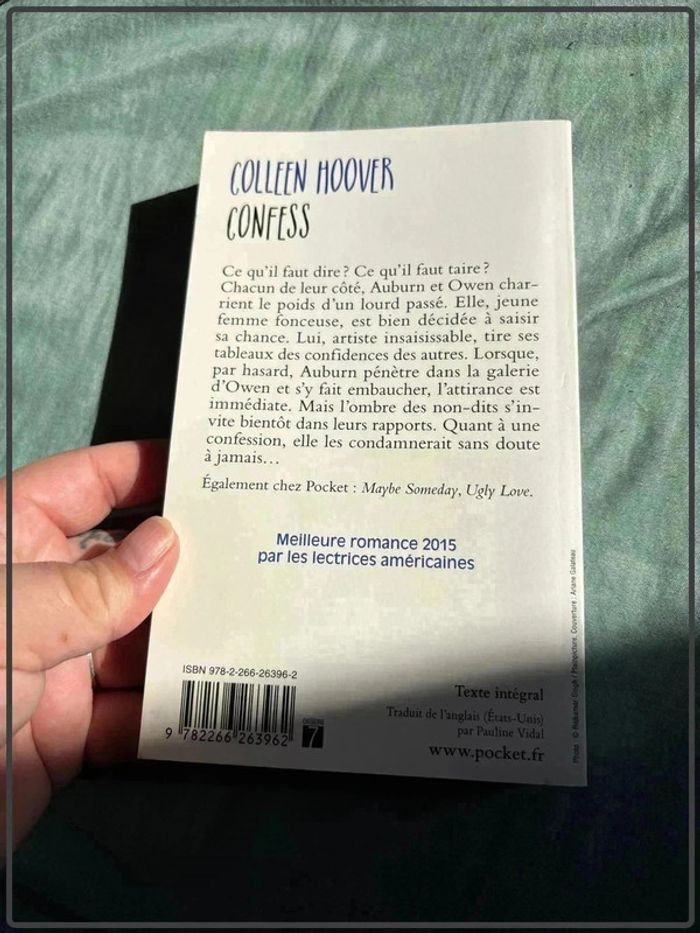 Colleen Hoover - confess - photo numéro 2