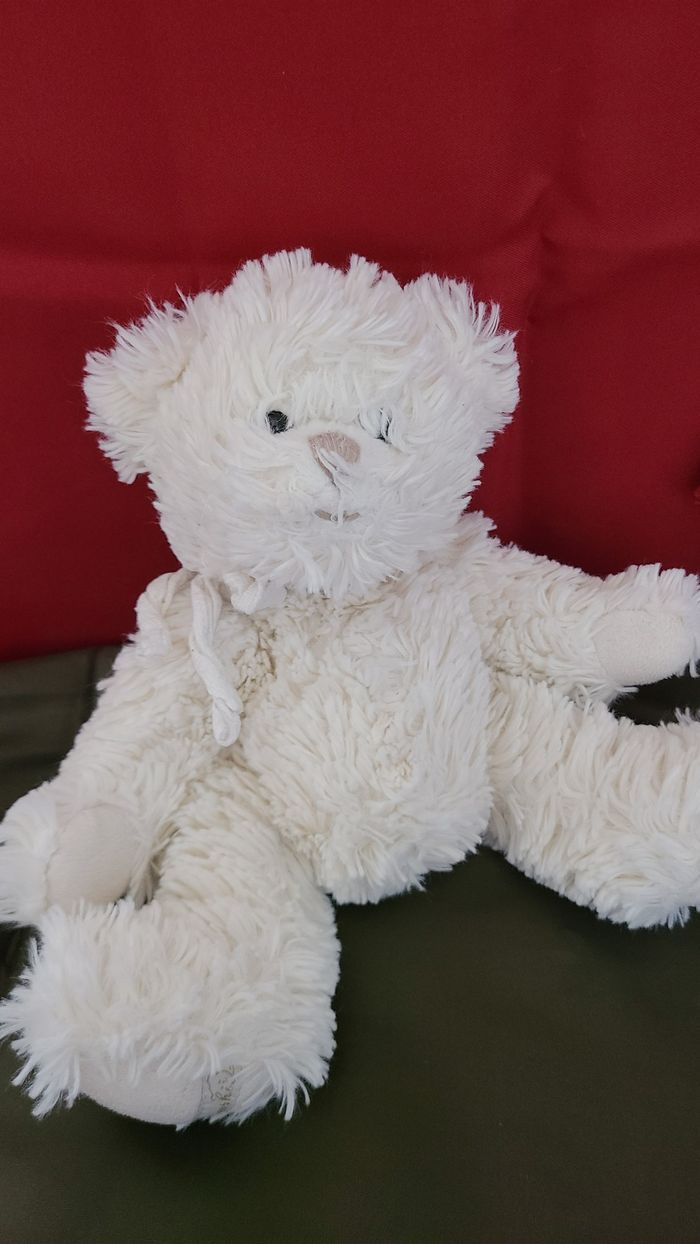 Bukowski Doudou Peluche Ours Blanc Mon Premier Ours - photo numéro 6