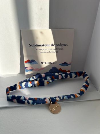 Bracelet en tissu my Little box neuf
