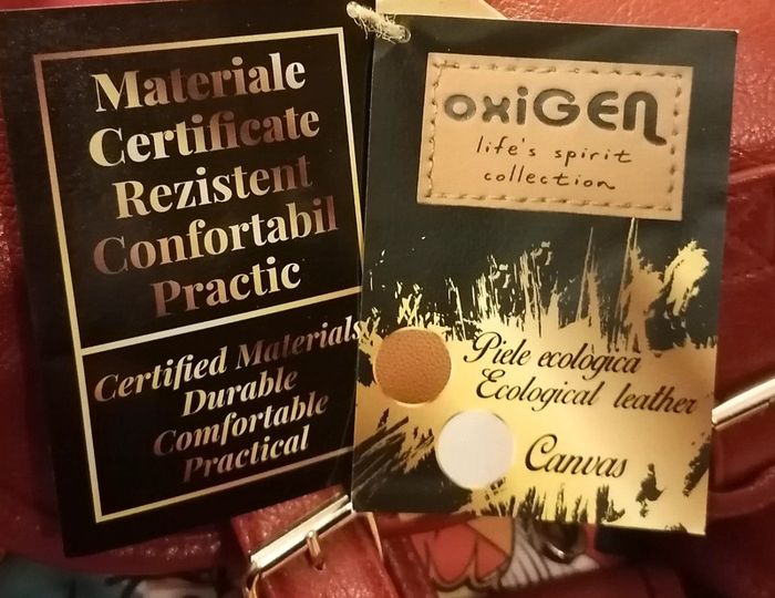 Sac à dos cuir écologique rouge multicolore manga Oxigen - photo numéro 9