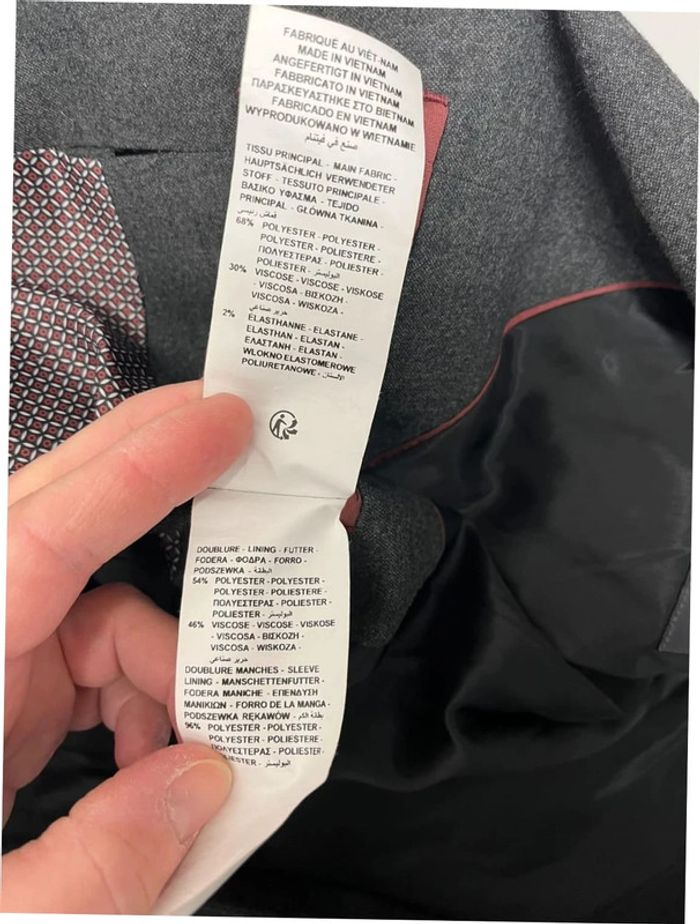 Ensemble costume veste taille 50 et pantalon taille 38 Devred - photo numéro 17