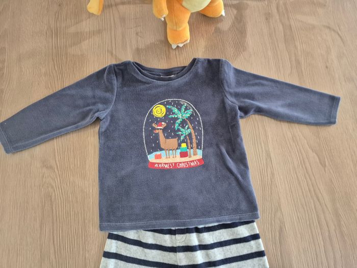 Pyjama 2 ans reconstitué - Haut Tape à l'Œil 24 mois & Bas Orchestra 2 ans - photo numéro 4