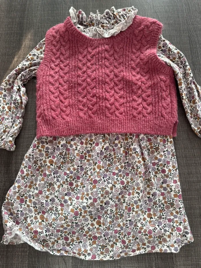 Robe 2 en 1 24-36 mois 98 cm
