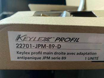 Poignées  à code sécurisé neuves 