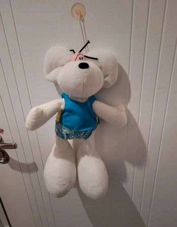 Peluche Diddl vintage avec ventouse.