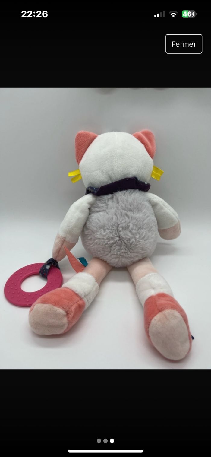 Doudou babynat chat pollen - photo numéro 3