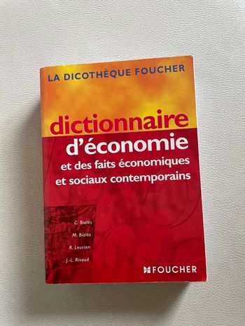 Dictionnaire d’économie