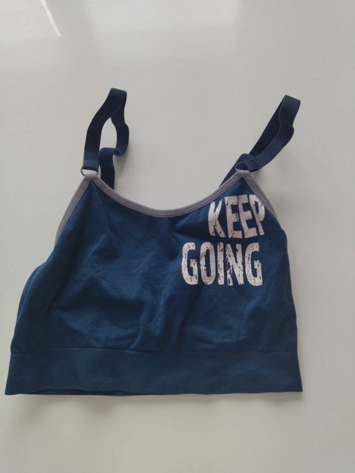 Brassière de sport bleu Taille S