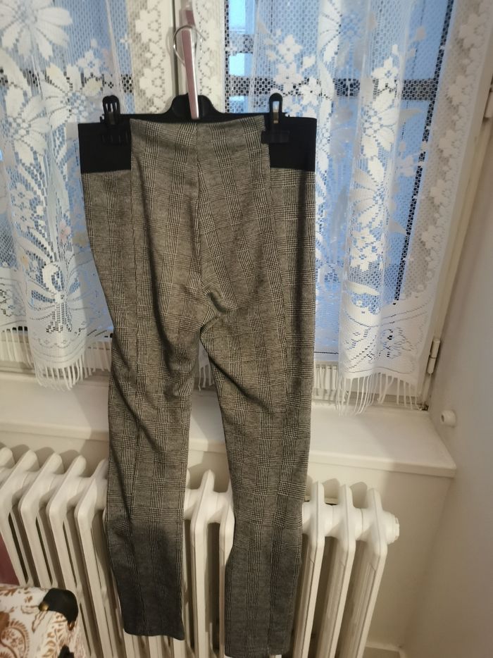 Legging écossais gris taille M - photo numéro 4