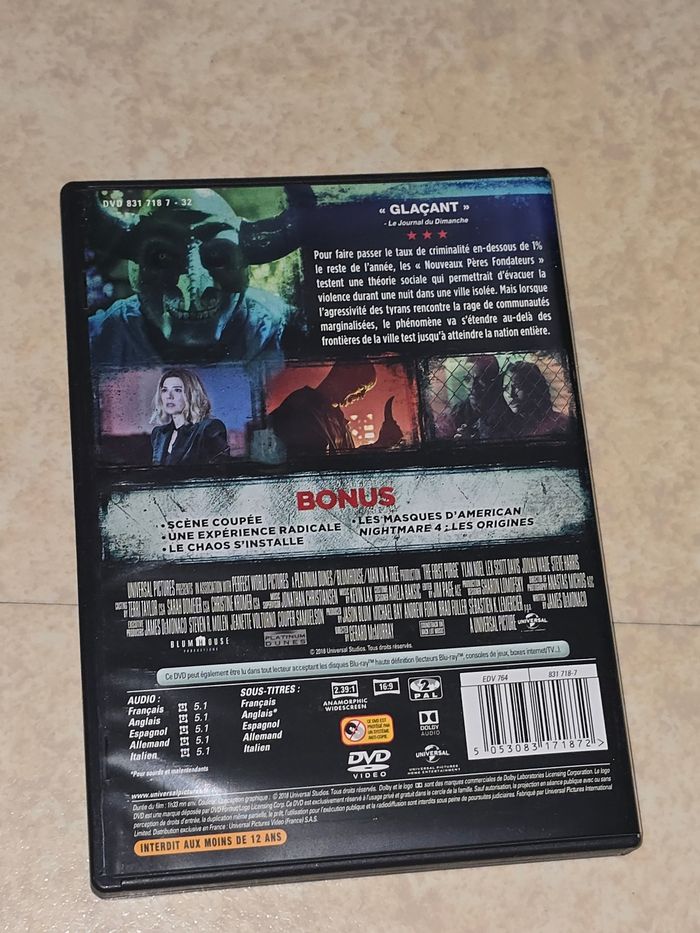 Lot de 2 DVD American Nightmare 1 &4 - photo numéro 7