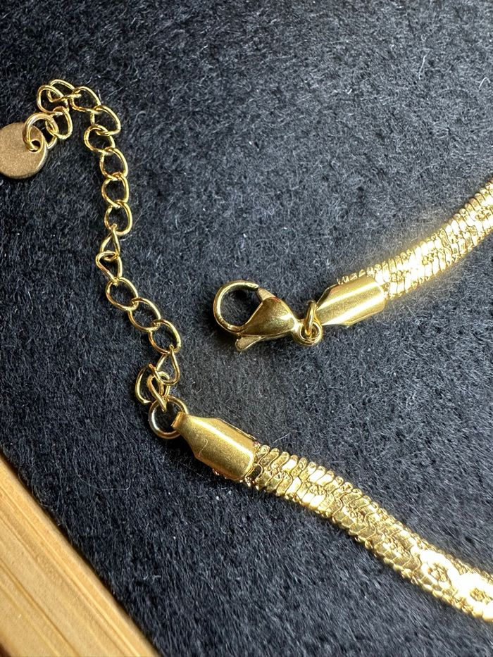 Bracelet "Serpent" Élégant - Plaqué Or 18K - photo numéro 4