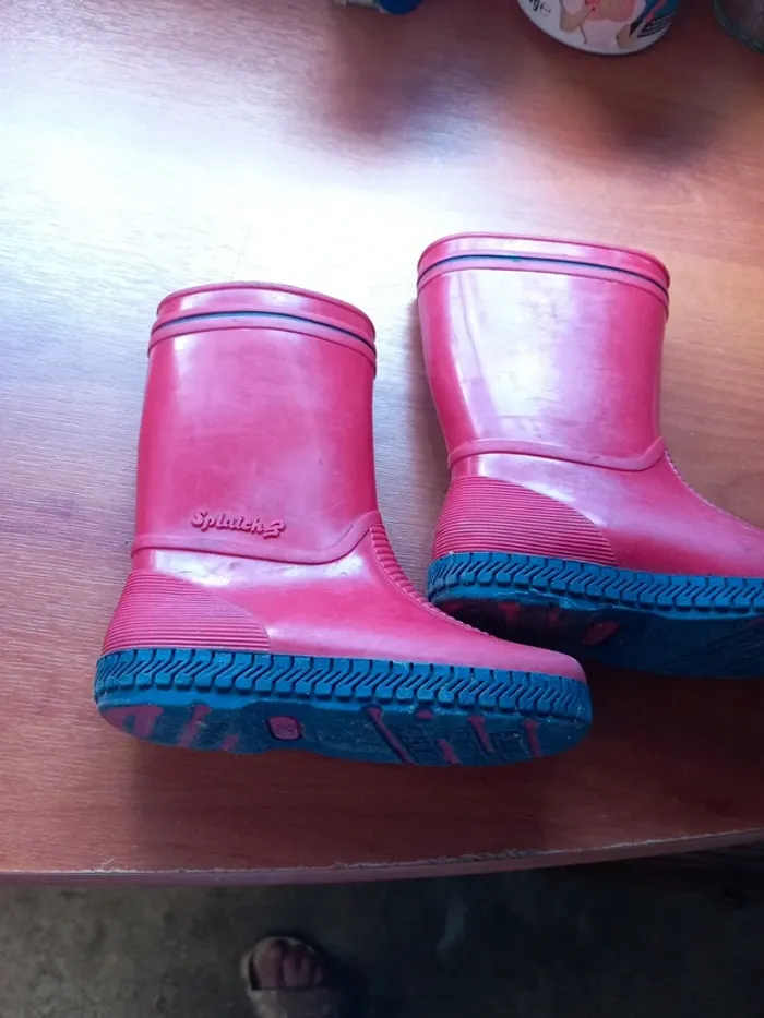 🌈bottes rouge Splatch T24 - photo numéro 3