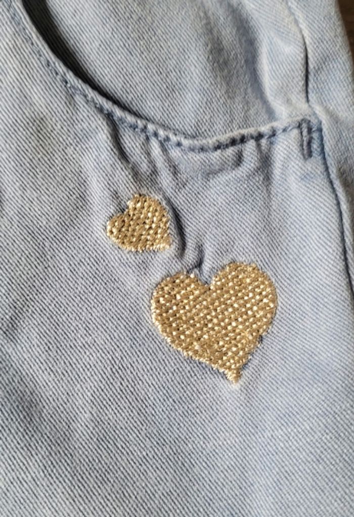 Ensemble t-shirt manches longues et jeans paperbag taille 36 mois - photo numéro 7