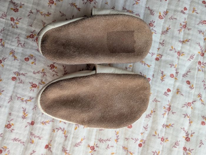 Chaussons souples cuir bébé Robeez 0 - 6 mois - photo numéro 2