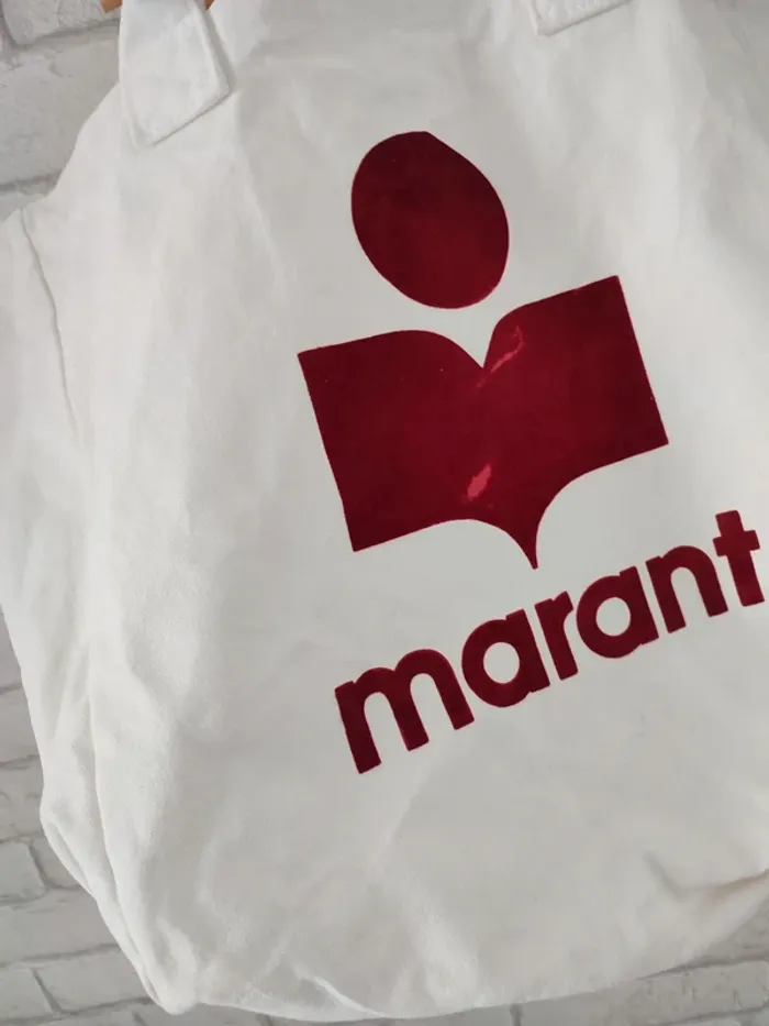 Sac cabas "Yenky" Isabel Marant – modèle en toile brodée - photo numéro 2