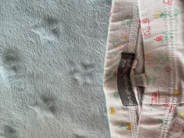 legging blanc motifs animaux 6 mois taille élastique sergent major - photo numéro 5